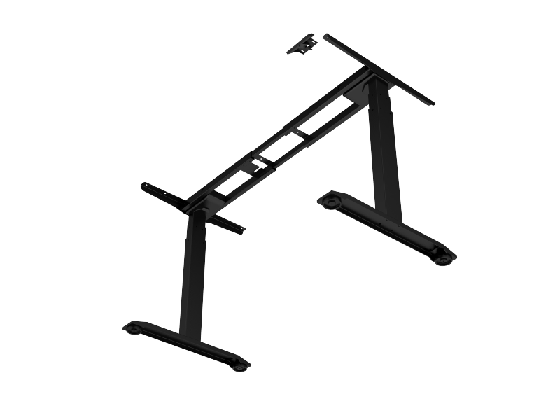 Steh-Sitz Tischgestell - schwarz