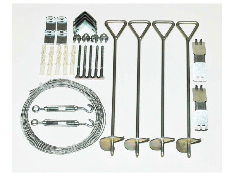 Verankerungs-Set für Gewächshaus Hybrid