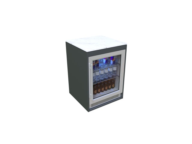 Modularna letna kuhinja - Element z zunanjim hladilnikom