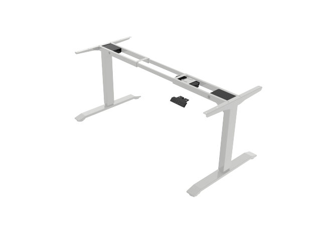 Steh-Sitz Tischgestell - weiß